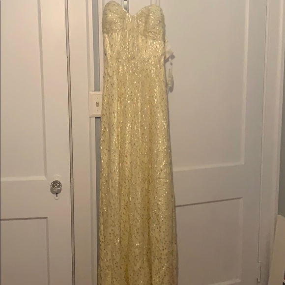 Erin Fetherston yellow gown - Picture 3 of 7